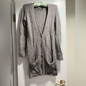 Long Gray Theory Cardigan